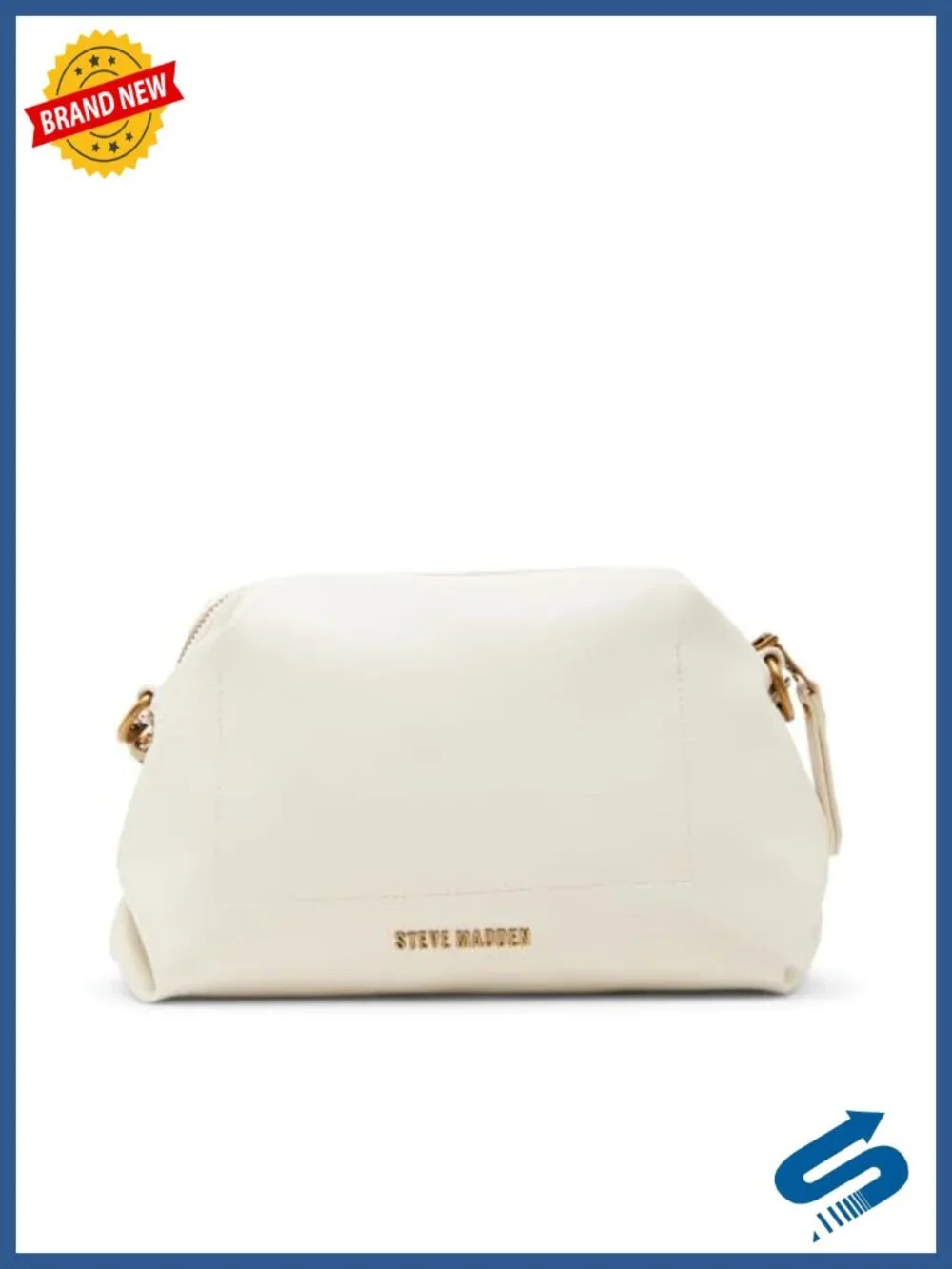 Women's Faux Leather Soft Crossbody Hobo Bag with Removable Straps